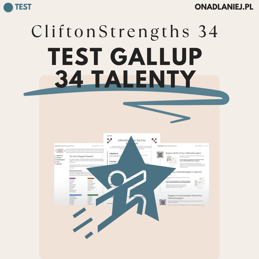 Test Gallup CliftonStrengths 34