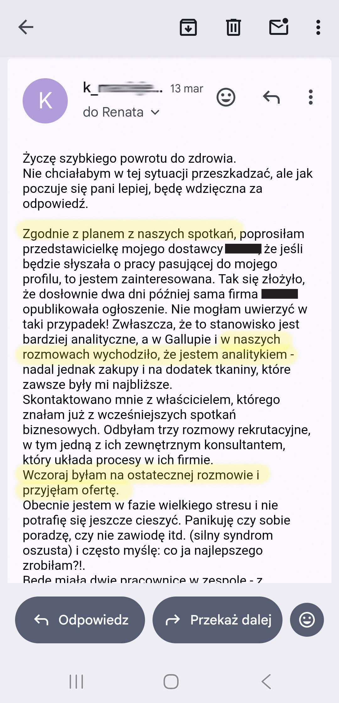 Opinia klientki 5