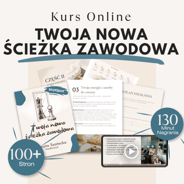 Twoja nowa ścieżka zawodowa - Kurs Online + WorkBook
